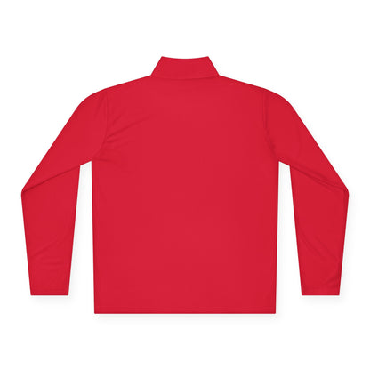 Quarter-Zip Pullover White Logo