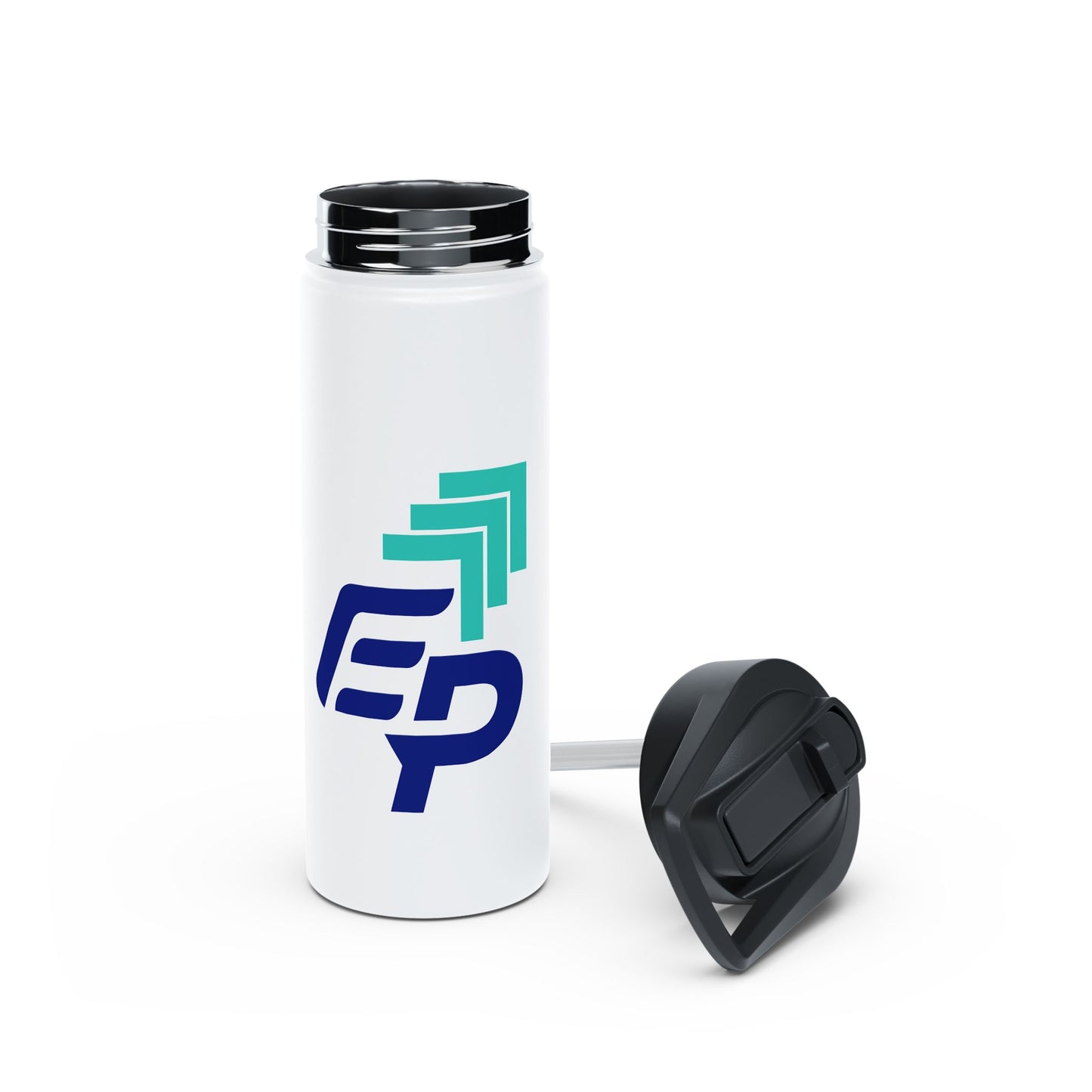 Stainless Steel Water Bottle — Insulated Sport Bottle with Standard Lid