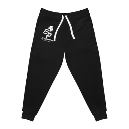 Athletic Joggers — White Logo
