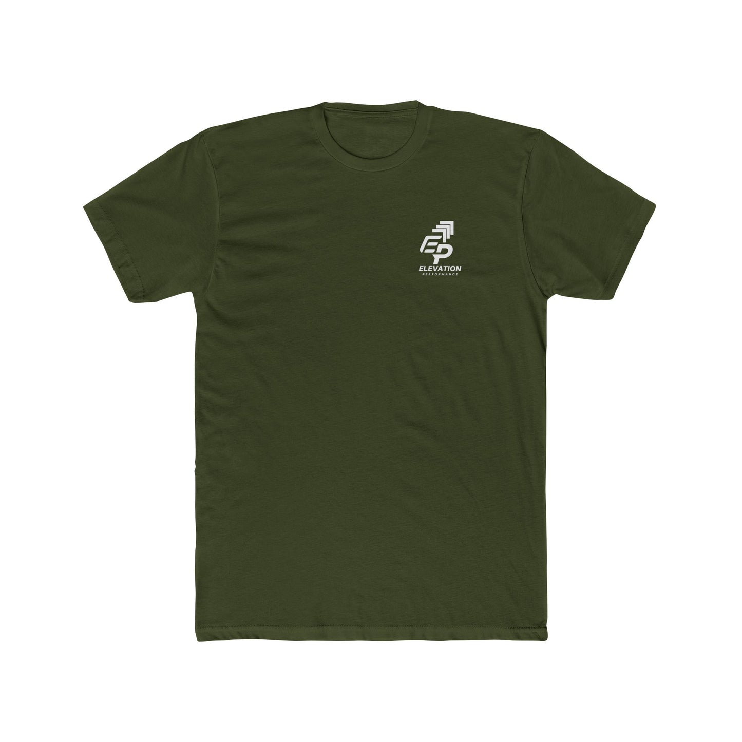 White Logo Tee