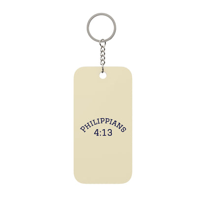 Philippians 4:13 Double-Sided Keychain